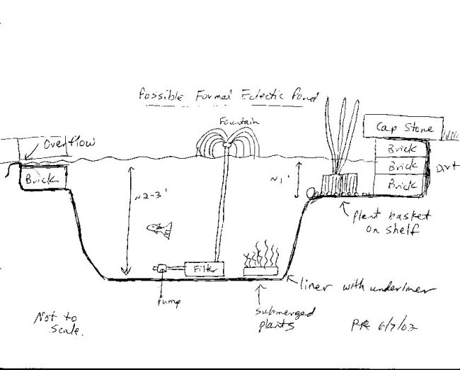 Possible formal eclectic pond